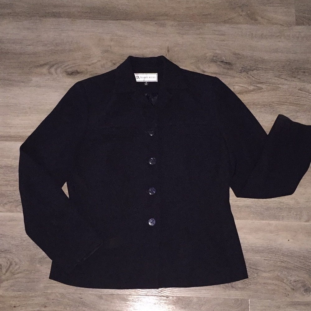 Travis Ayers-Navy Blue Blazer/Jacket